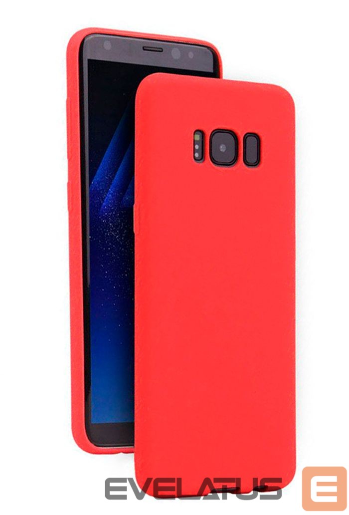 Чехол на заднюю панель Evelatus Samsung S8 Plus Nano Silicone Case Soft Touch TPU Red