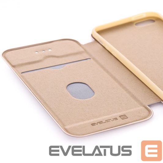 Чехол книжка Evelatus Apple iPhone 5/5s/SE Book Case Gold
