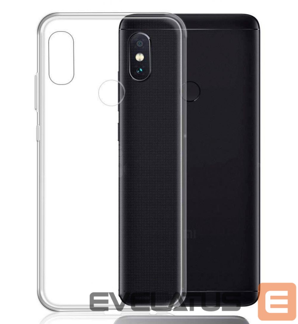 Чехол на заднюю панель Evelatus Xiaomi Redmi Note 5 Clear Silicone Case 1.5mm TPU Transparent