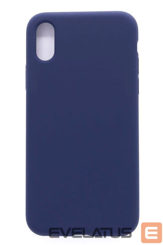 Чехол на заднюю панель Evelatus Apple iPhone Xs MAX Nano Silicone Case Soft Touch TPU Midnight Blue