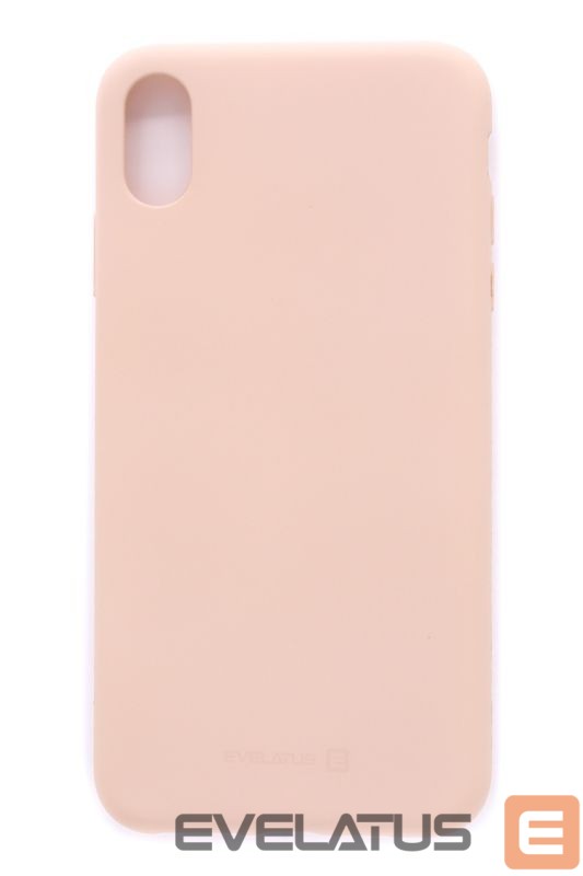 Чехол на заднюю панель Evelatus Apple iPhone Xs MAX Nano Silicone Case Soft Touch TPU Pink Sand