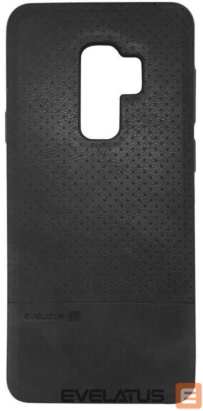 Чехол на заднюю панель Evelatus Samsung S9 Plus TPU case 1 with metal plate (possible to use with magnet car holder) Black