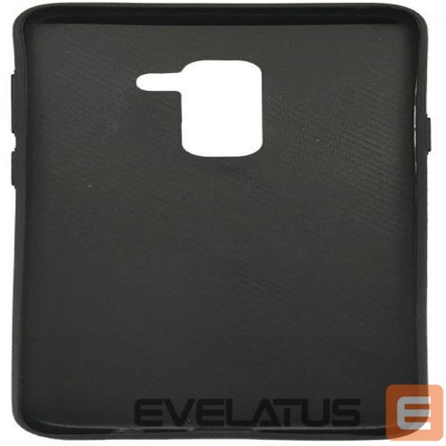 Чехол на заднюю панель Evelatus Samsung Galaxy A6 Plus 2018 TPU case 1 with metal plate (possible to use with magnet car holder) Blue