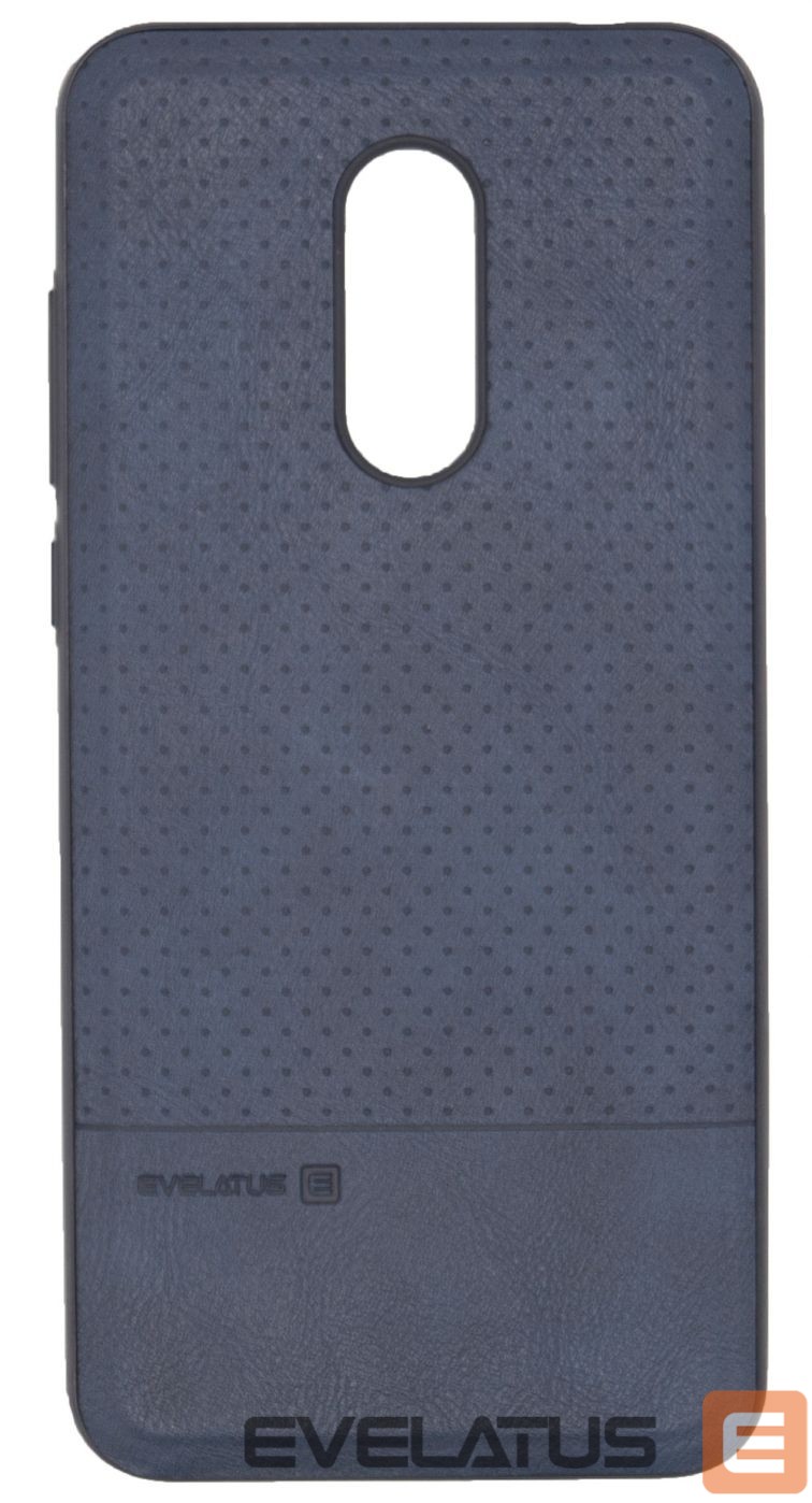 Чехол на заднюю панель Evelatus Xiaomi Redmi 5 Plus TPU case 1 with metal plate (possible to use with magnet car holder) Blue