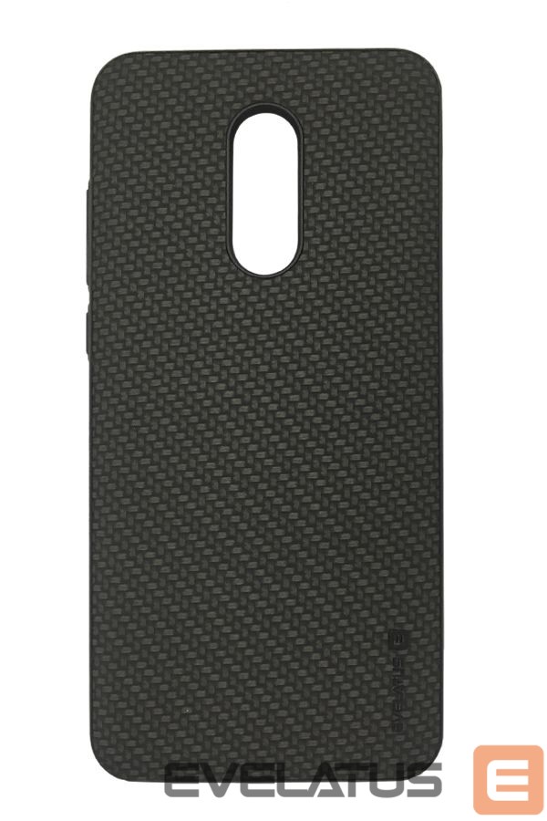 Чехол на заднюю панель Evelatus Xiaomi Redmi 5 Plus TPU case 2 with metal plate (possible to use with magnet car holder) Black