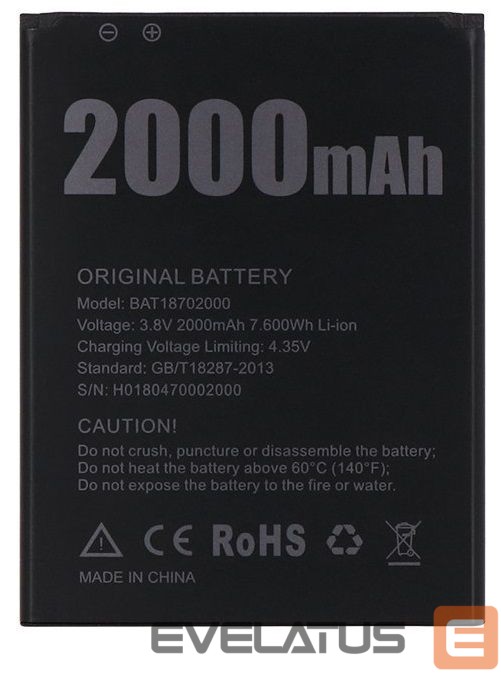 Аккумулятор Doogee X50 Battery
