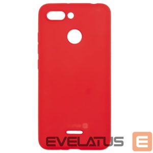 Чехол на заднюю панель Evelatus Xiaomi Redmi 6 Nano Silicone Case Soft Touch TPU Red