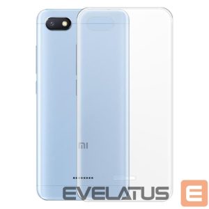 Чехол на заднюю панель Evelatus Xiaomi Redmi 6A Clear Silicone Case 1.5mm TPU Transparent