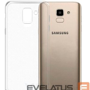 Чехол на заднюю панель Evelatus Samsung Galaxy J6 Plus Clear Silicone Case 1.5mm TPU Transparent