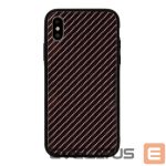 Чехол на заднюю панель GreenGo Apple iPhone  XS MAX Carbon Glass Case Black