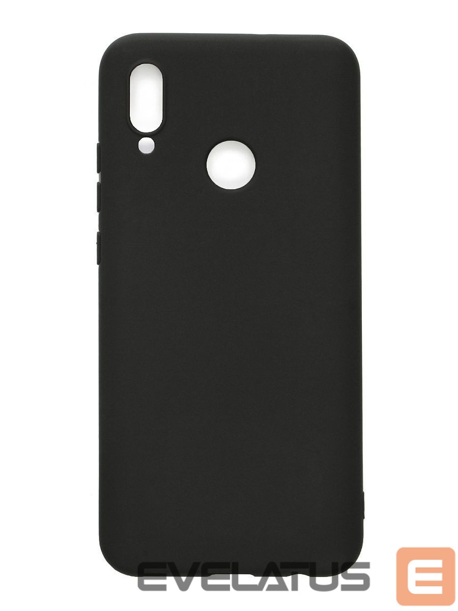 Чехол на заднюю панель Evelatus Huawei Y7 2019 Nano Silicone Case Soft Touch TPU Black