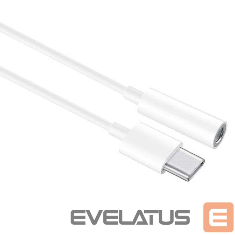Переходник Huawei CM20 (mini-jack 3,5 mm / USB type-C) White