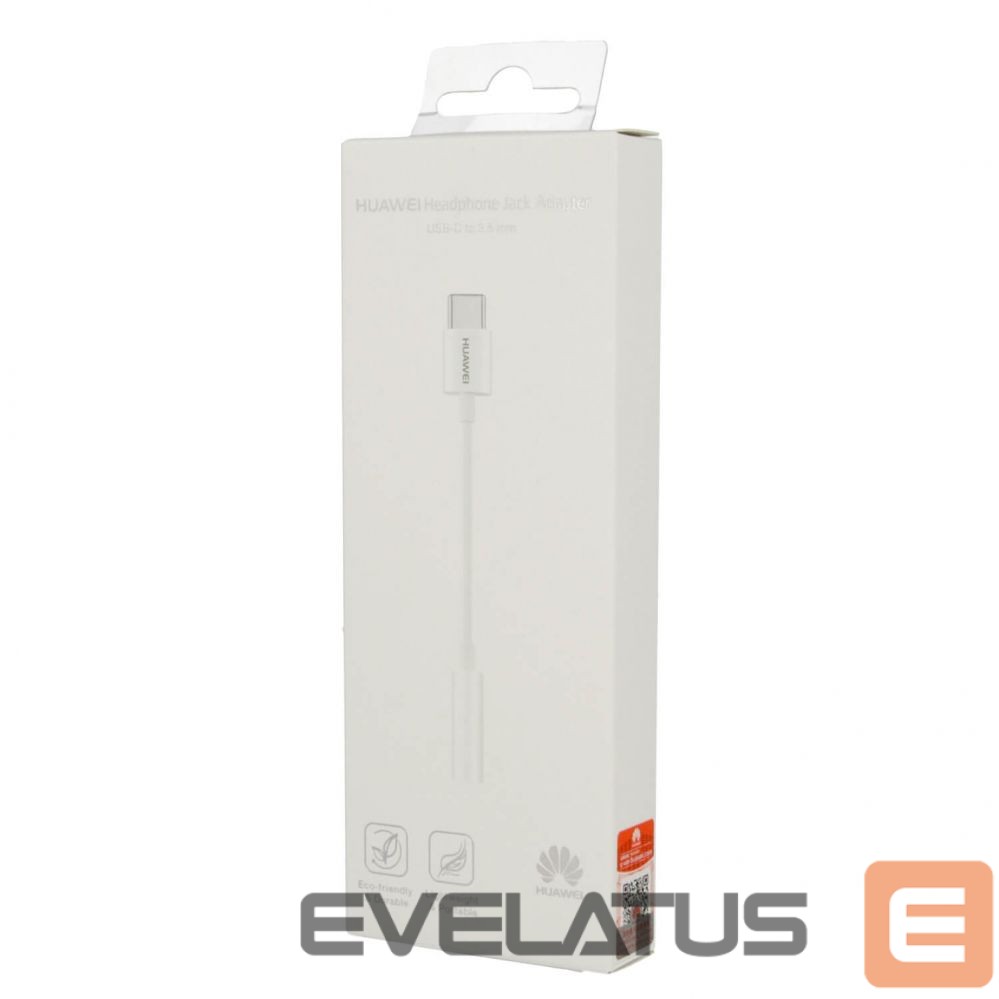 Переходник Huawei CM20 (mini-jack 3,5 mm / USB type-C) White