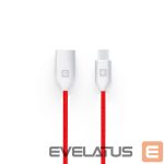 Кабель Evelatus - MicroUSB cable EDC04 Red