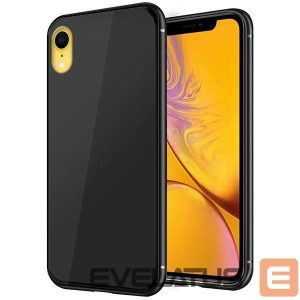 Чехол на заднюю панель GreenGo Apple iPhone XR GLASS Case Black