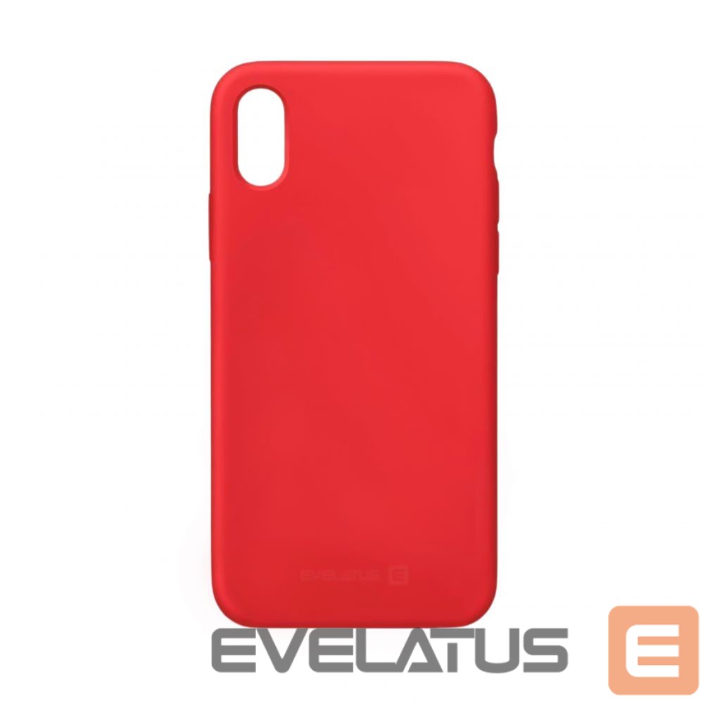 Чехол на заднюю панель Evelatus Apple iPhone X Nano Silicone Case Soft Touch TPU Red