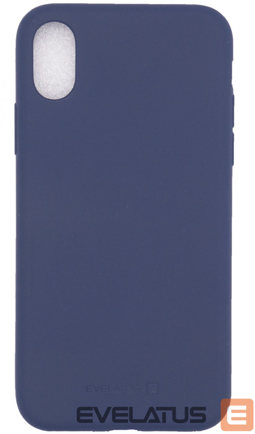 Чехол на заднюю панель Evelatus Apple iPhone X Nano Silicone Case Soft Touch TPU Blue