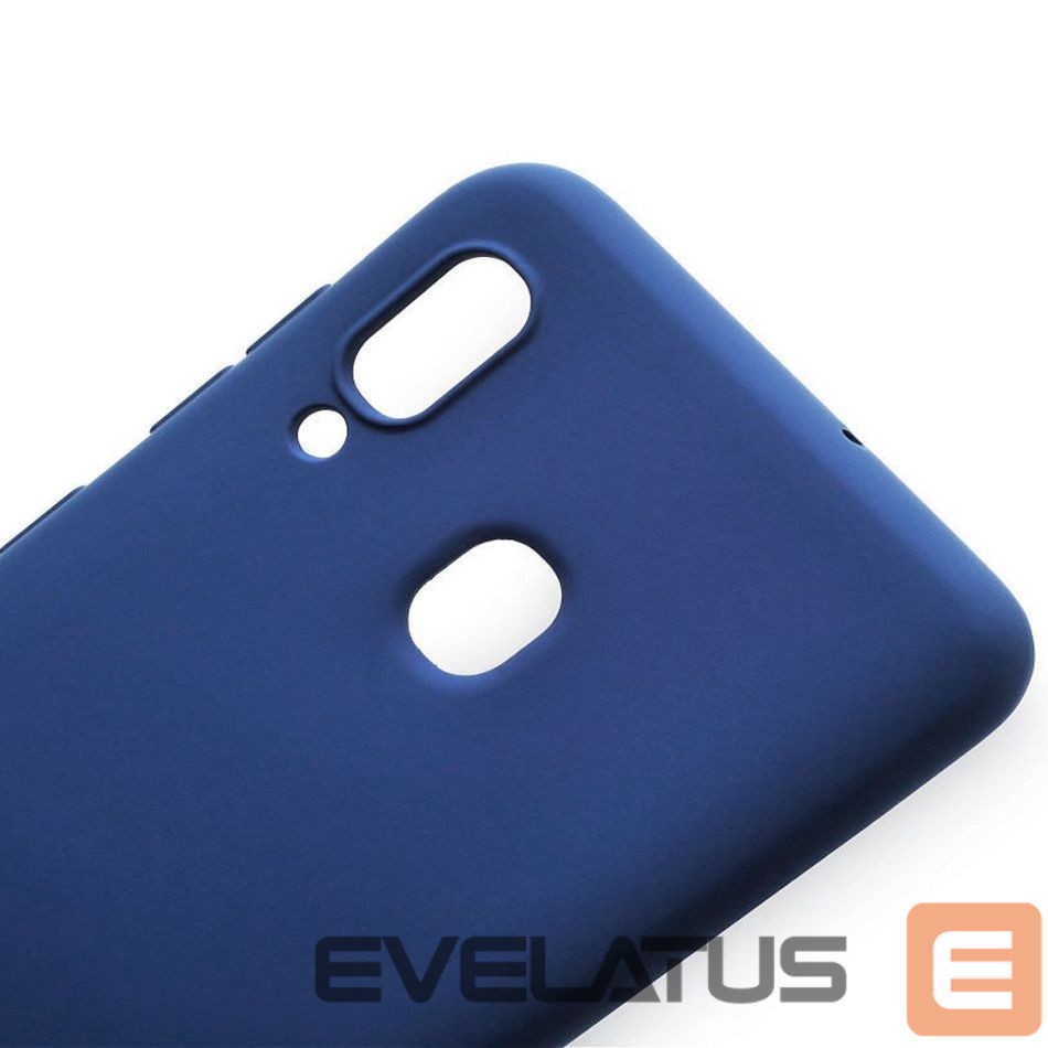 Чехол на заднюю панель Evelatus Samsung A20 Silicon Case Dark Blue