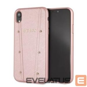 Чехол на заднюю панель Guess - iPhone XR Kaia Hard Case Rose Gold