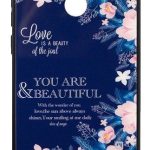 Чехол на заднюю панель Evelatus Huawei Y6 2018 Picture Glass Case Flower Power