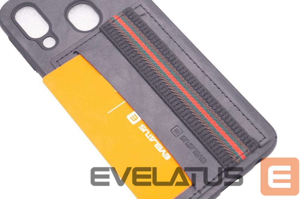 Чехол на заднюю панель Evelatus Samsung A40 Cubit Plastic Black