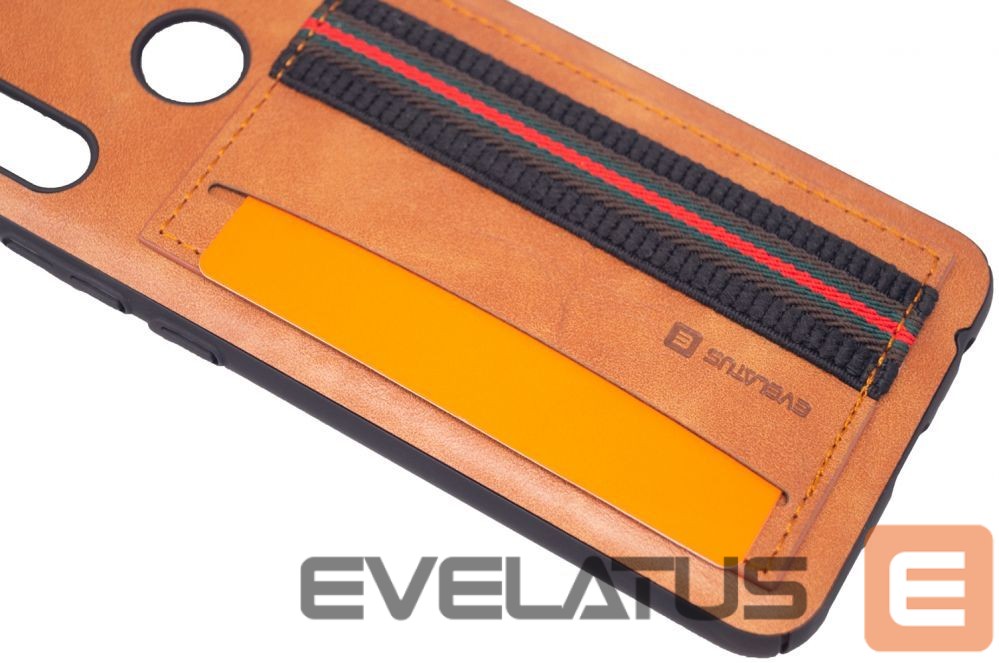 Чехол на заднюю панель Evelatus Huawei P smart 2019 Cubit Plastic Brown