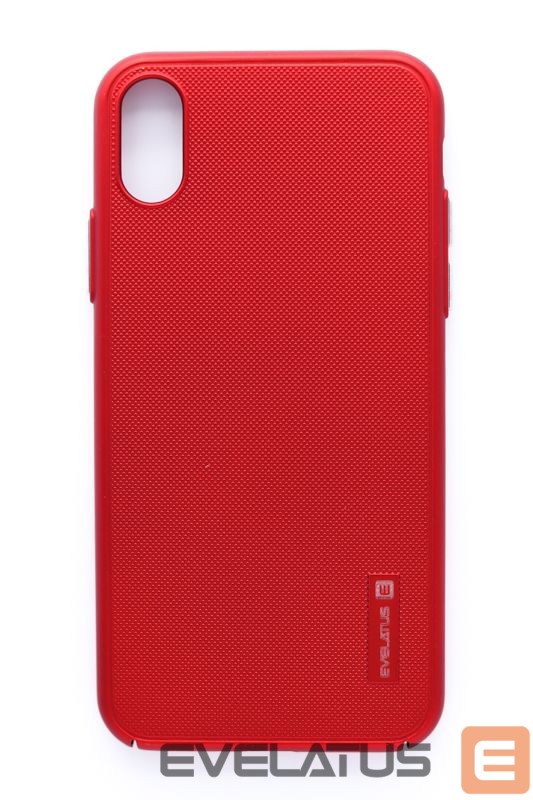 Чехол на заднюю панель Evelatus Apple iPhone X Emboss Red