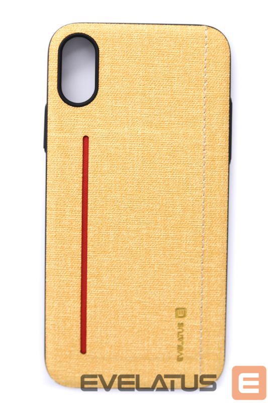 Чехол на заднюю панель Evelatus Apple iPhone X 6127 Yellow