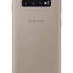 Чехол на заднюю панель Samsung  Galaxy S10 Leather Cover EF-VG973LJEGWW Gray