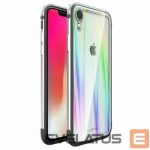 Чехол на заднюю панель Luphie Apple iPhone XR Aurora Condom Aluminium Frame + TPU Case Silver