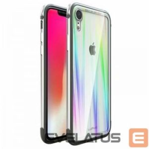 Чехол на заднюю панель Luphie Apple iPhone XR Aurora Condom Aluminium Frame + TPU Case Silver