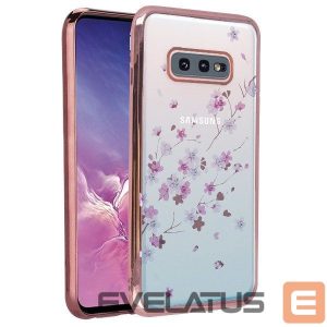 Чехол на заднюю панель GreenGo Samsung Galaxy S10E G970 Flower Gold