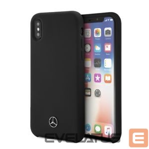 Чехол на заднюю панель Mercedes-Benz Apple iPhone XR Liquid Silicone Case Black
