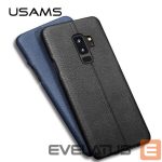 Чехол на заднюю панель USAMS Samsung Galaxy S9 Leather Hard Case Light Brown