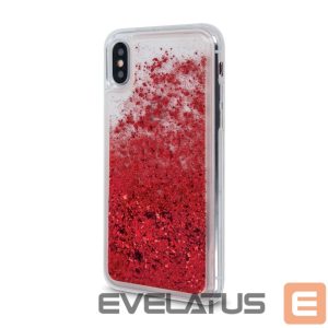 Чехол на заднюю панель OEM Apple iPhone X / iPhone XS Liquid Sparkle TPU Back Case Red
