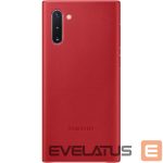Чехол на заднюю панель Samsung  Galaxy Note 10 Leather Cover case Red