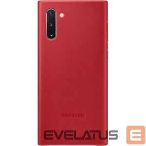 Чехол на заднюю панель Samsung  Galaxy Note 10 Leather Cover case Red