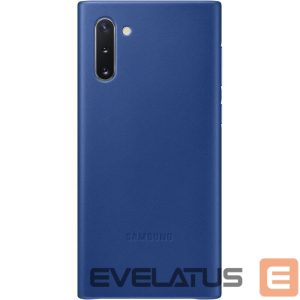 Чехол на заднюю панель Samsung  Galaxy Note 10 Leather Cover Blue