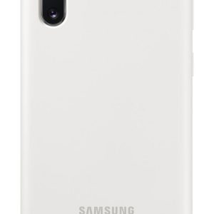 Чехол на заднюю панель Samsung  Galaxy Note 10 Silicone Cover White