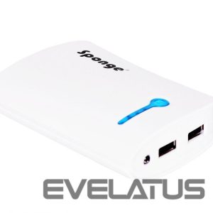 Внешний аккумулятор Sponge  Power bank Energy 8400 White