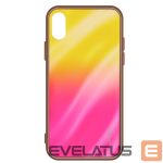 Чехол на заднюю панель Evelatus Samsung Galaxy A20e Water Ripple Gradient Color Anti-Explosion Tempered Glass Case Gradient Yellow-Pink