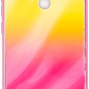 Чехол на заднюю панель Evelatus Xiaomi Redmi 8 Water Ripple Gradient Color Anti-Explosion Tempered Glass Case Gradient Yellow-Pink