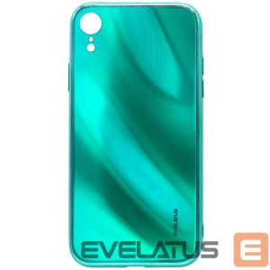Чехол на заднюю панель Evelatus Apple iPhone XR Water Ripple Full Color Electroplating Tempered Glass Case Green