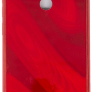 Чехол на заднюю панель Evelatus Xiaomi Redmi 8 Water Ripple Full Color Electroplating Tempered Glass Case Red