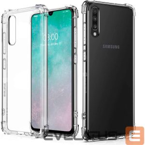 Чехол на заднюю панель Evelatus Samsung Galaxy A70 Military Shockproof Silicone Case TPU Transparent