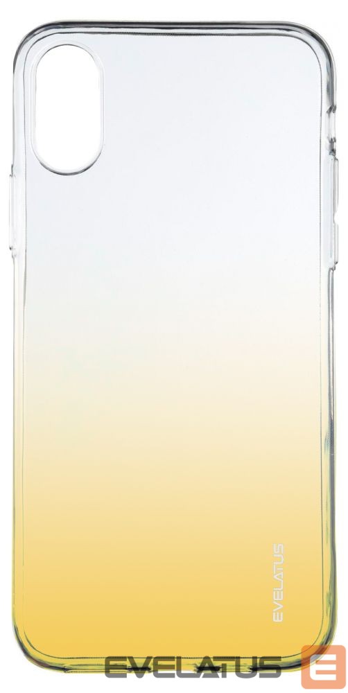 Чехол на заднюю панель Evelatus Apple iPhone Xs Max Gradient TPU Case Gold