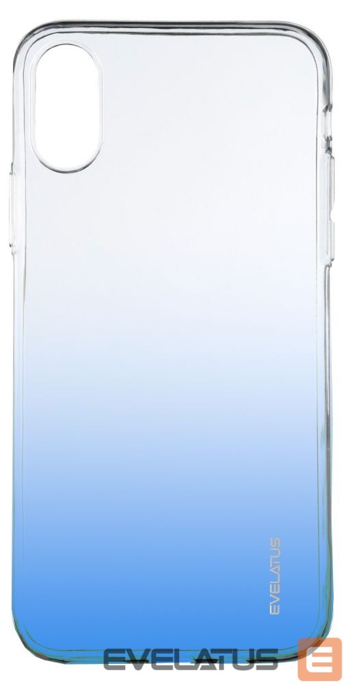 Чехол на заднюю панель Evelatus Apple iPhone Xs Max Gradient TPU Case Blue