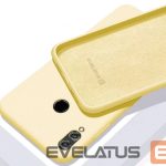 Чехол на заднюю панель Evelatus Xiaomi Mi 9 Lite Soft Silicone Yellow