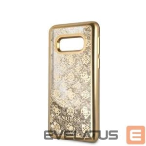 Чехол на заднюю панель Guess Samsung Galaxy S10e Glitter 4G Peony Hard Case Gold