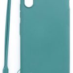 Чехол на заднюю панель Evelatus Samsung Galaxy A10 Soft Touch Silicone Case with Strap Blue